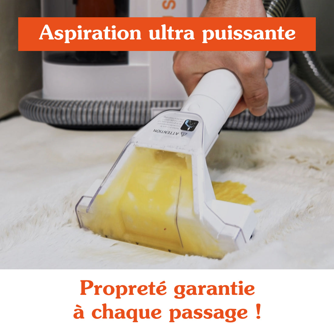 Shampouineuse DustGo + Détergent OFFERT