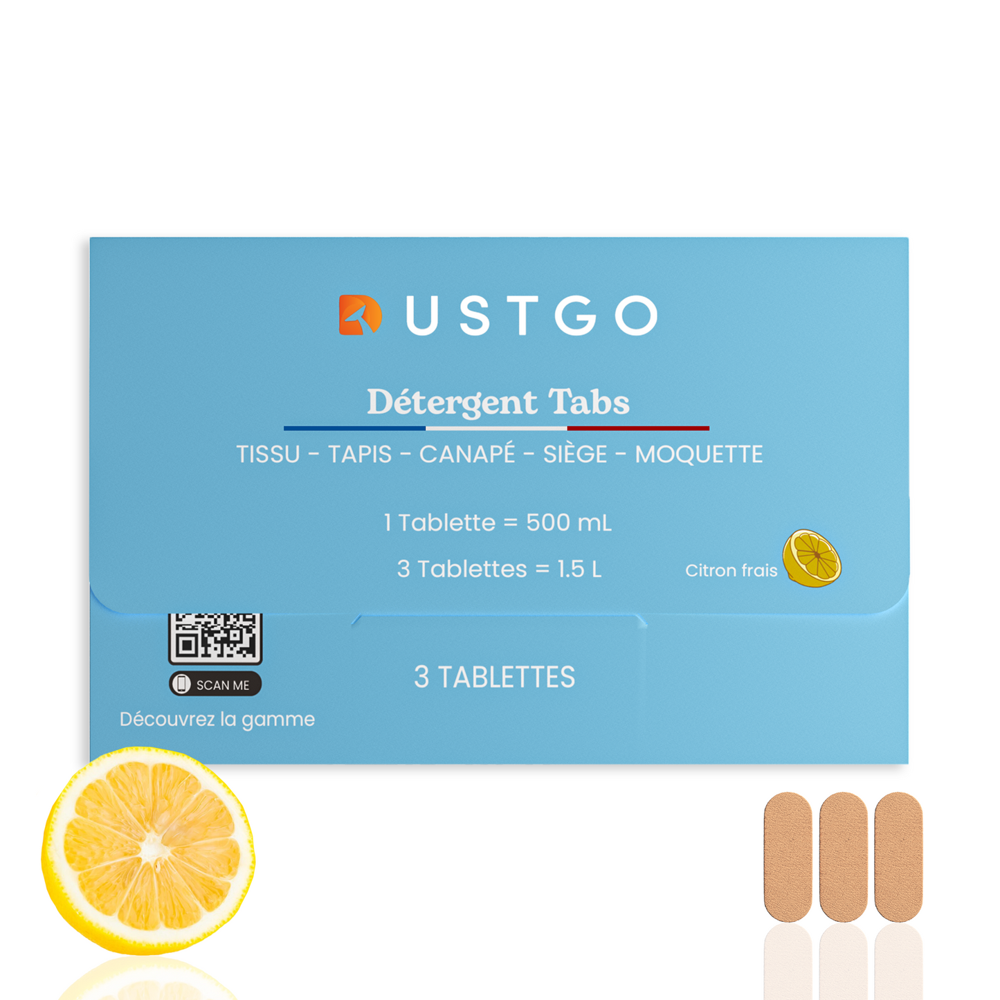 Pack de 5 boîtes de détergent (15 Pastilles)