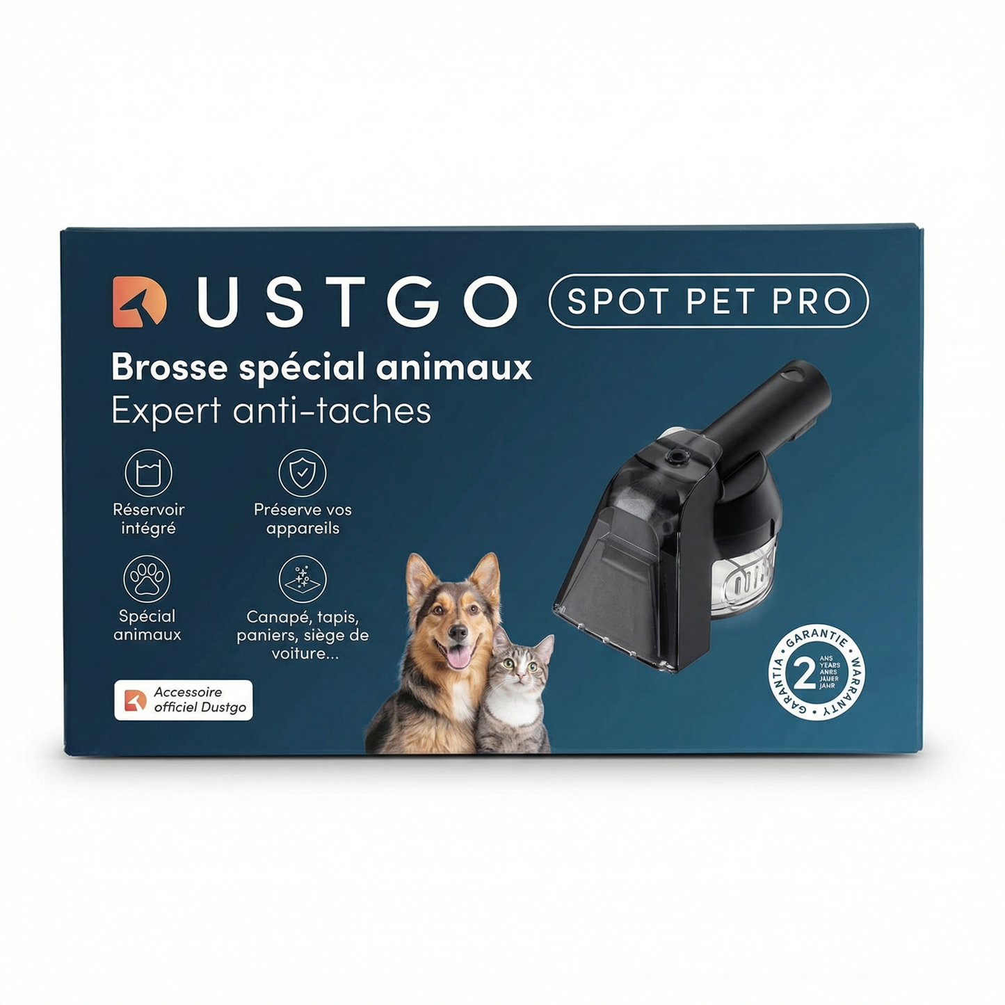 Brosse spéciale animaux - Spot Pet Pro