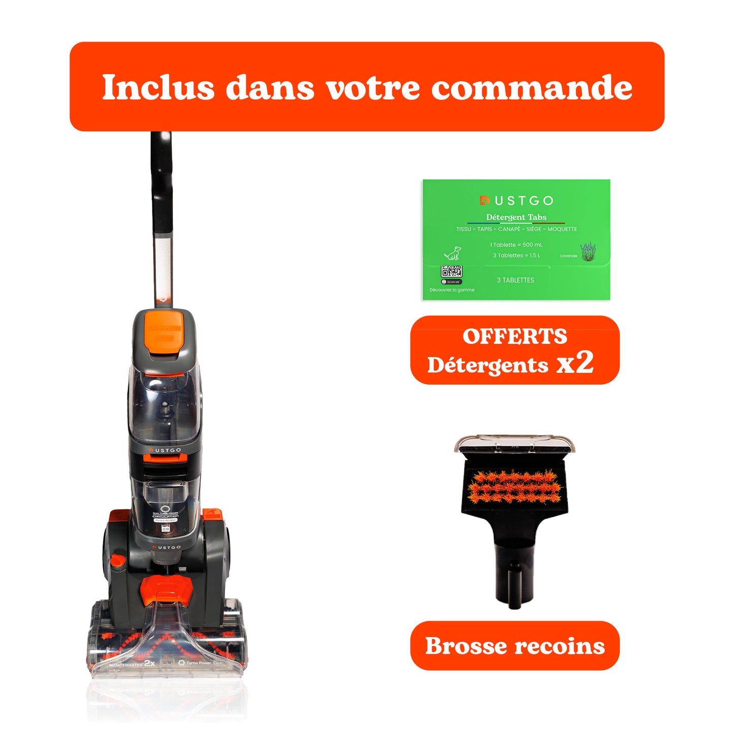 DustGo Max + Détergent OFFERT
