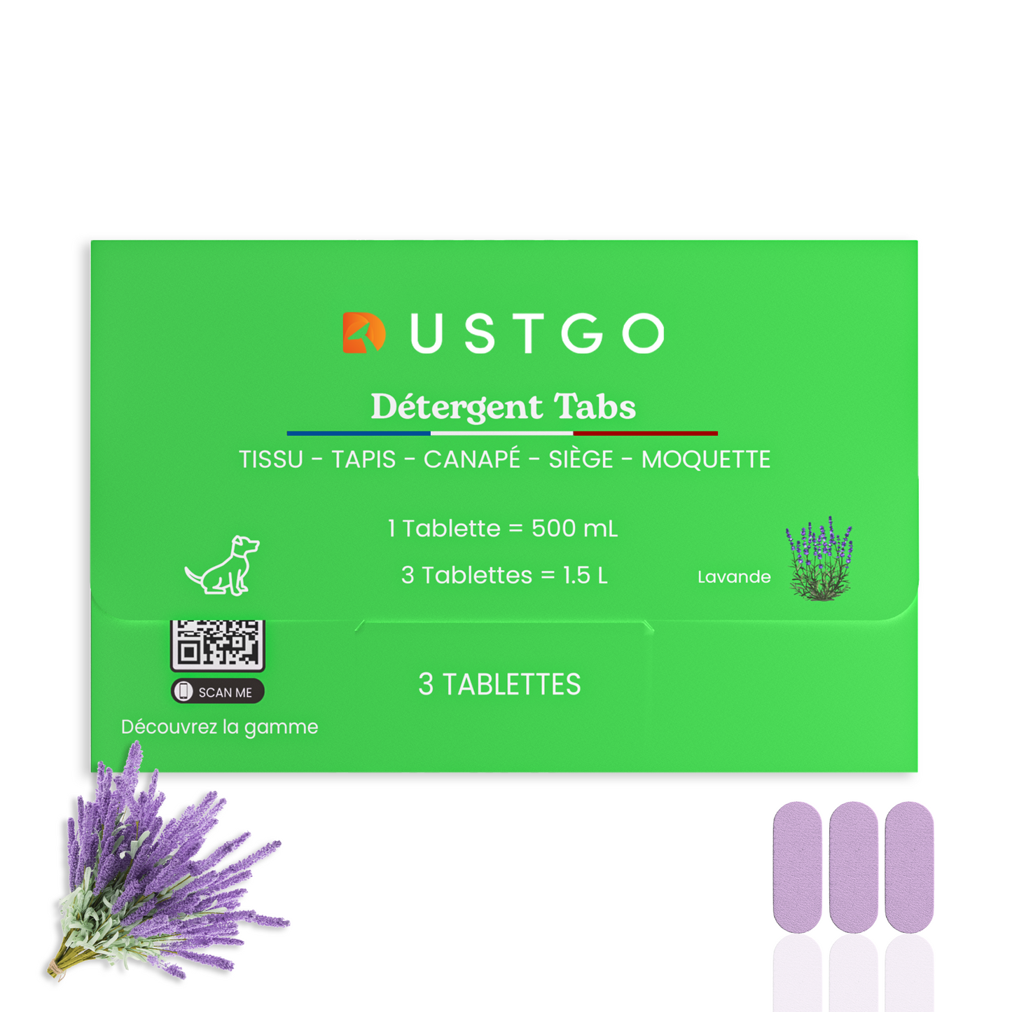 Pack de 5 boîtes de détergent (15 Pastilles)