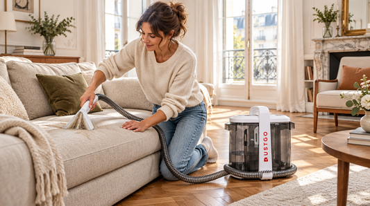 Comment nettoyer un canapé en tissu en profondeur (sans l'abîmer)