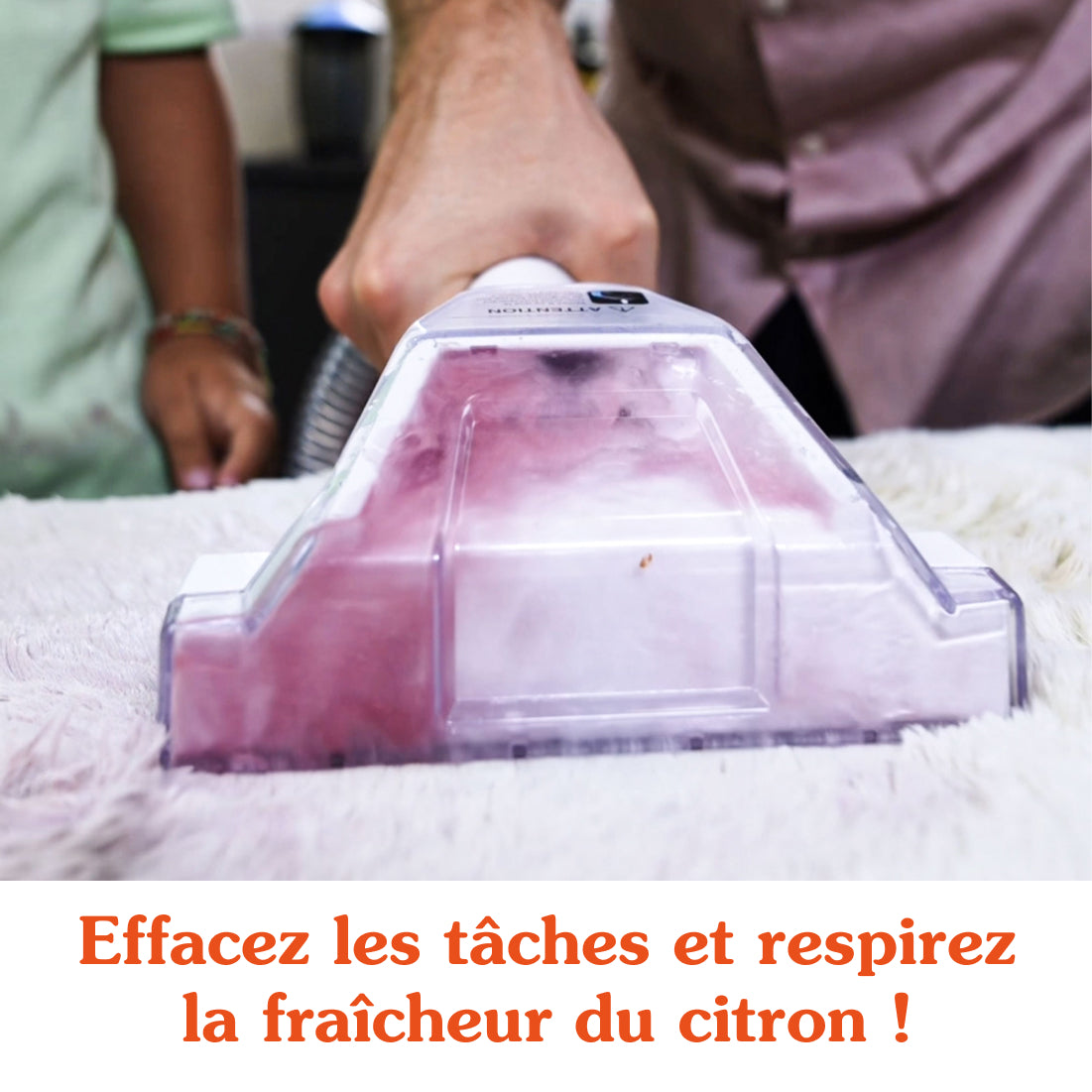 Shampouineuse DustGo + Détergent OFFERT