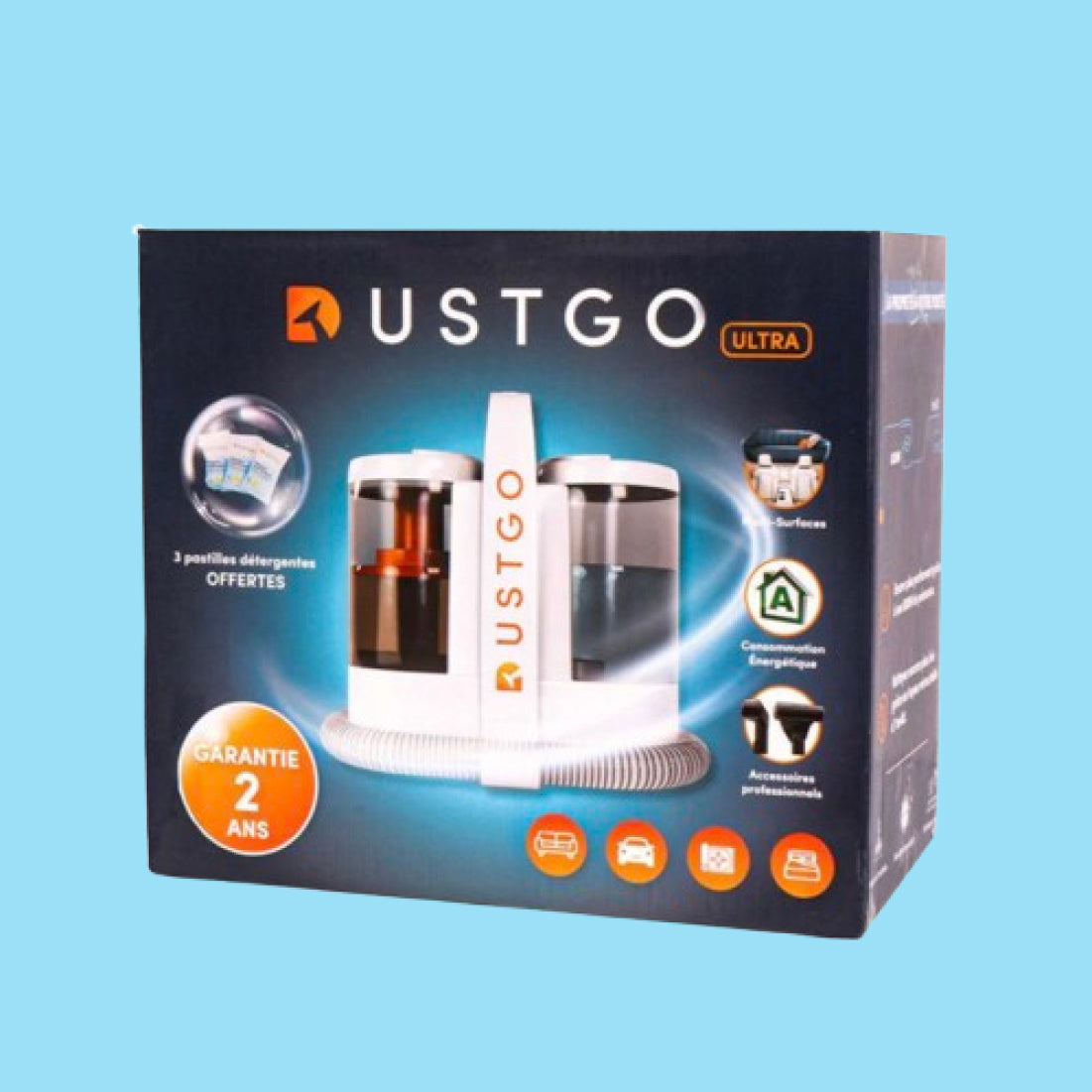 Shampouineuse DustGo + Détergent OFFERT