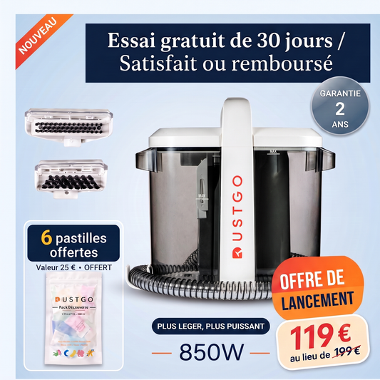 Shampouineuse Dustgo Ultra 2 + Détergents Offerts