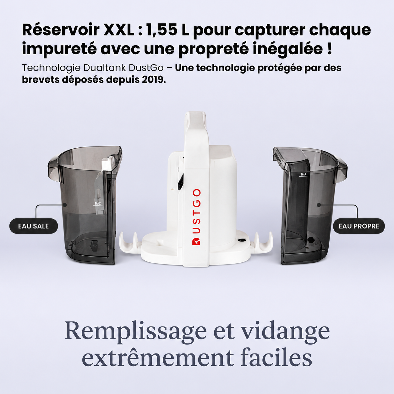 Shampouineuse Dustgo Ultra 2 + Détergents Offerts