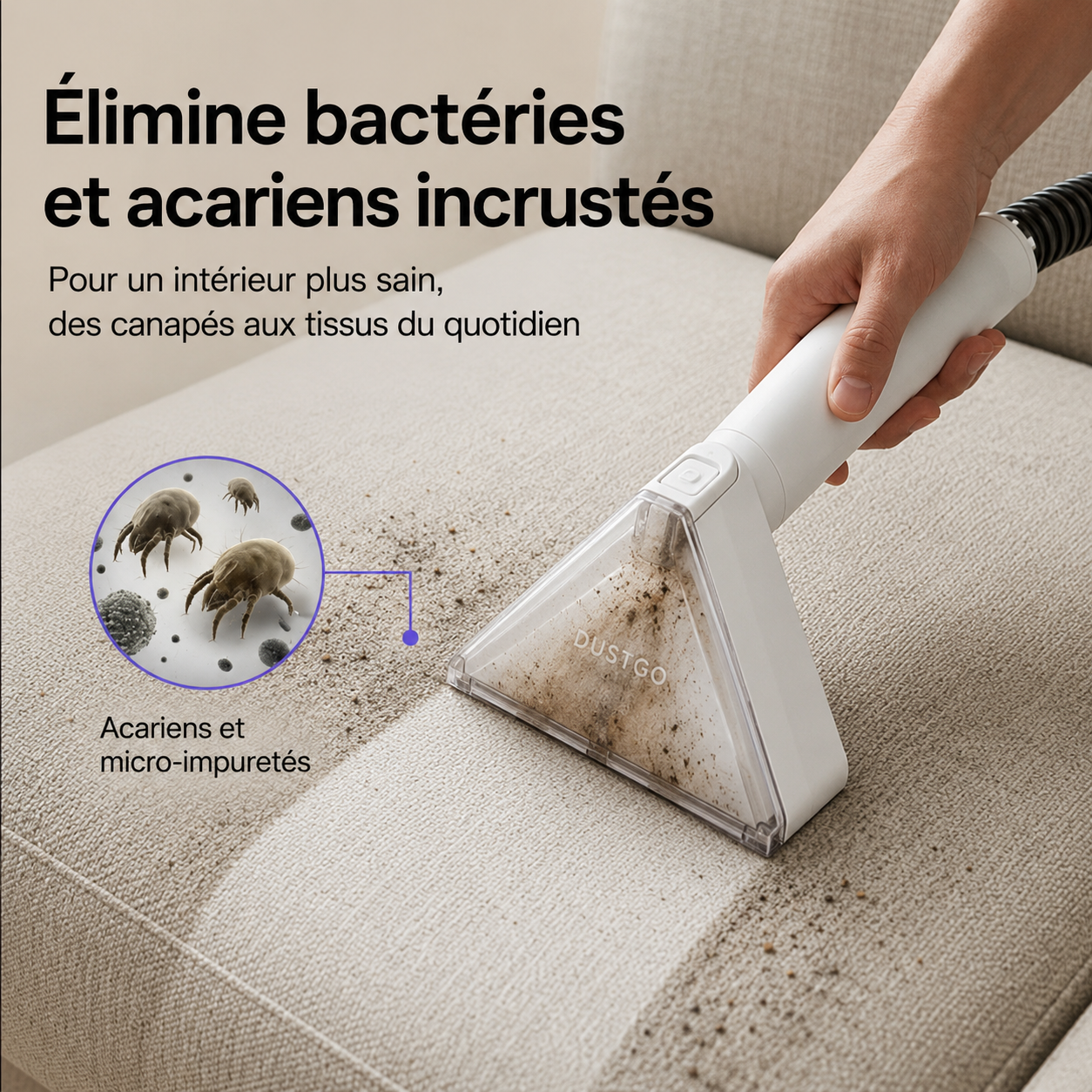 Shampouineuse Dustgo Ultra 2 + Détergents Offerts