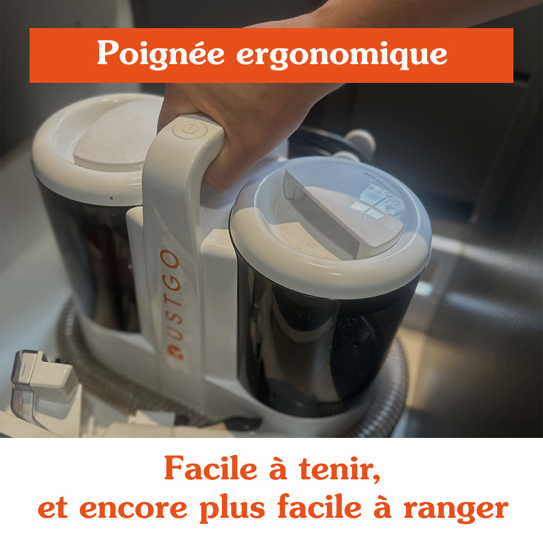 Shampouineuse DustGo + Détergent OFFERT