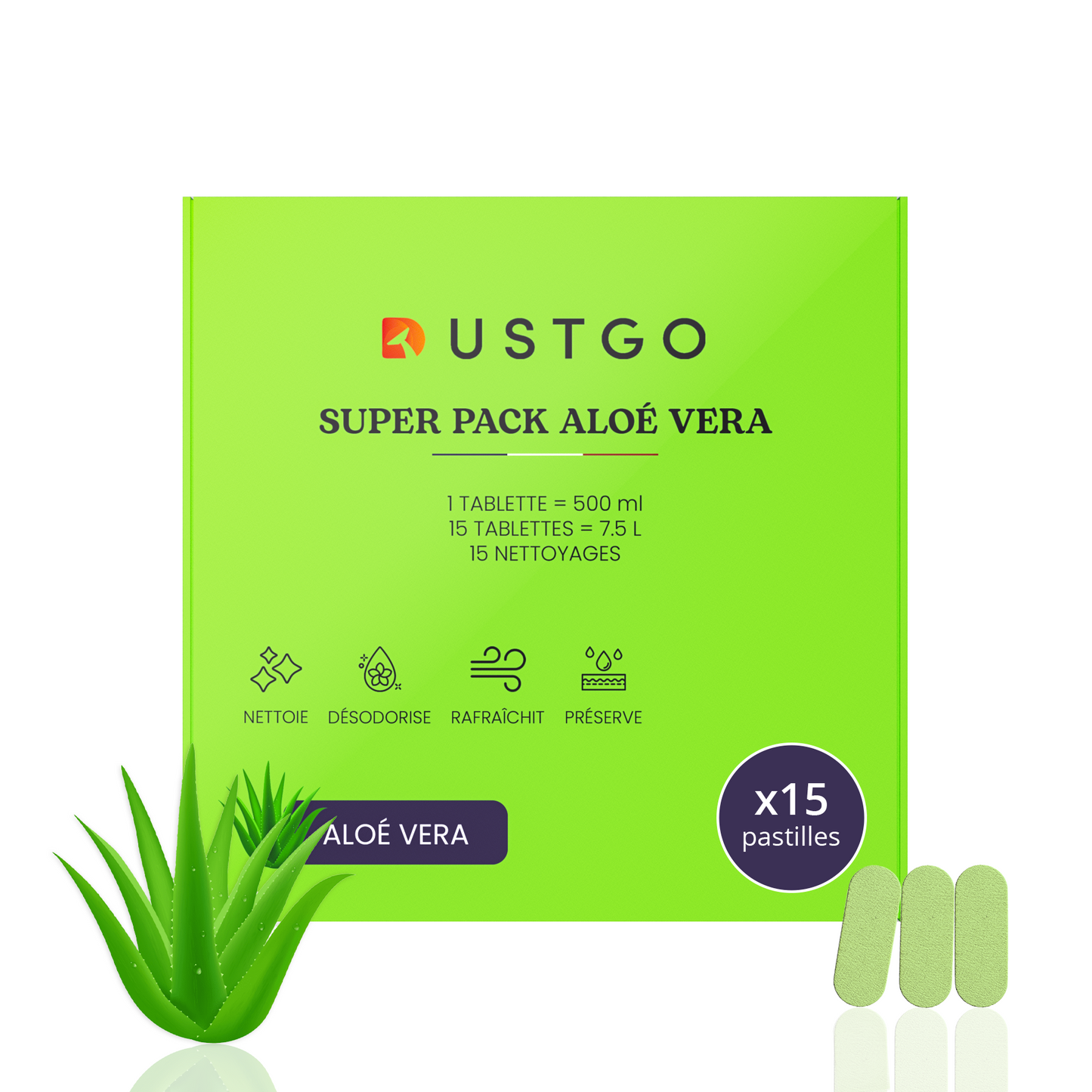 Super Pack détergent (15 Pastilles)