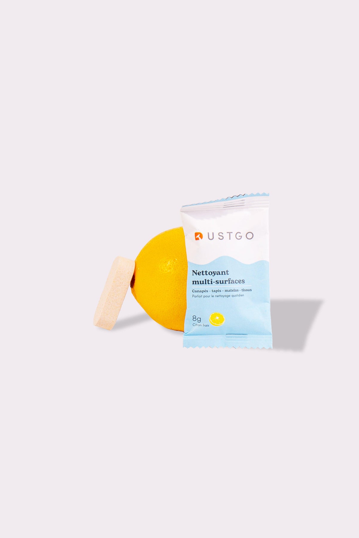 Pack de 5 boîtes de détergent au citron