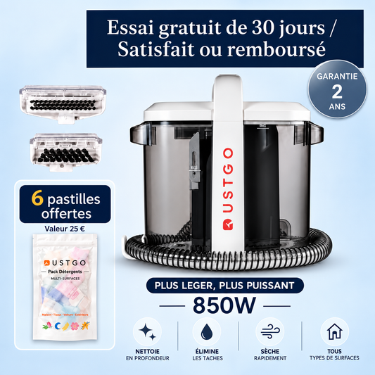 Shampouineuse Dustgo Ultra 2 + Détergents Offerts