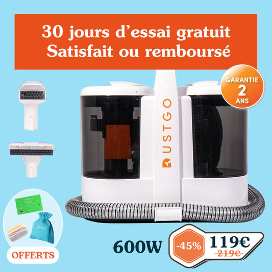 Shampouineuse DustGo + Détergent OFFERT