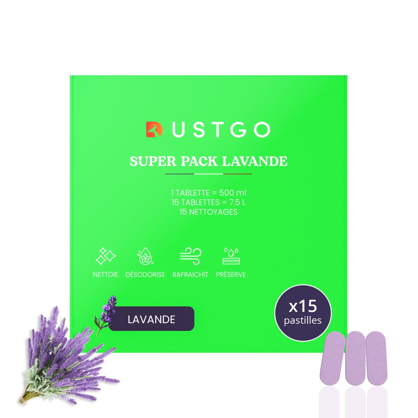 Super Pack détergent (15 Pastilles)