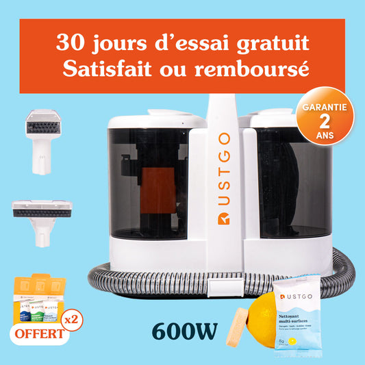 Shampouineuse DustGo + Détergent OFFERT