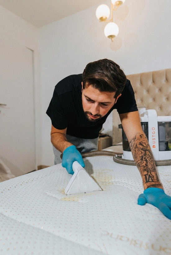 Nettoyage d'un matelas avec la DustGo Ultra 2