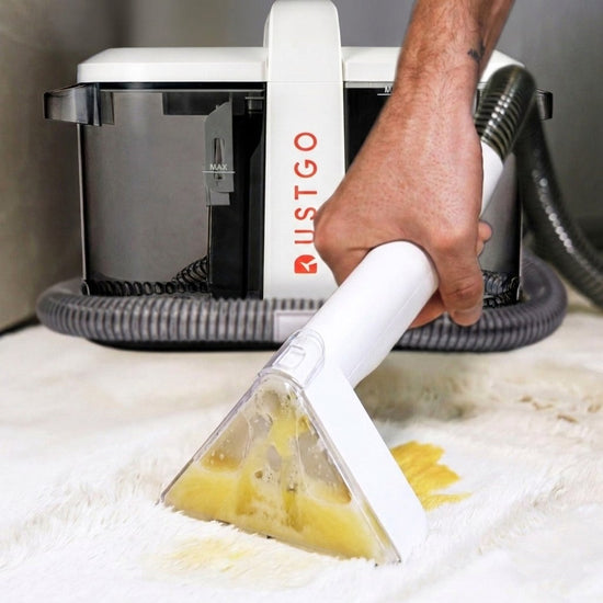 Nettoyage d'un tapis avec la DustGo Ultra 2
