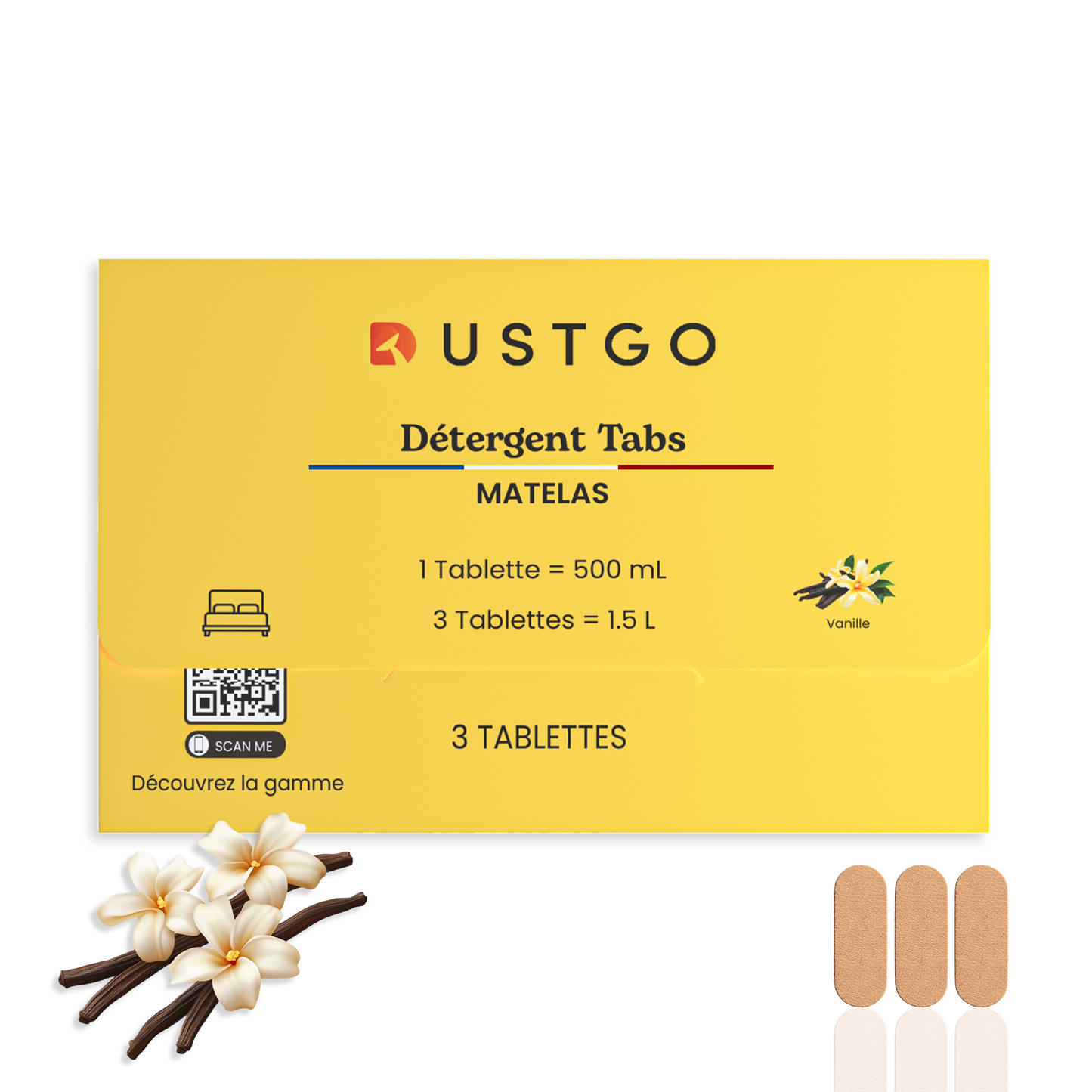 Pack de 5 boîtes de détergent (15 Pastilles)