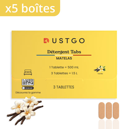 Pack de 5 boîtes de détergent (15 Pastilles)