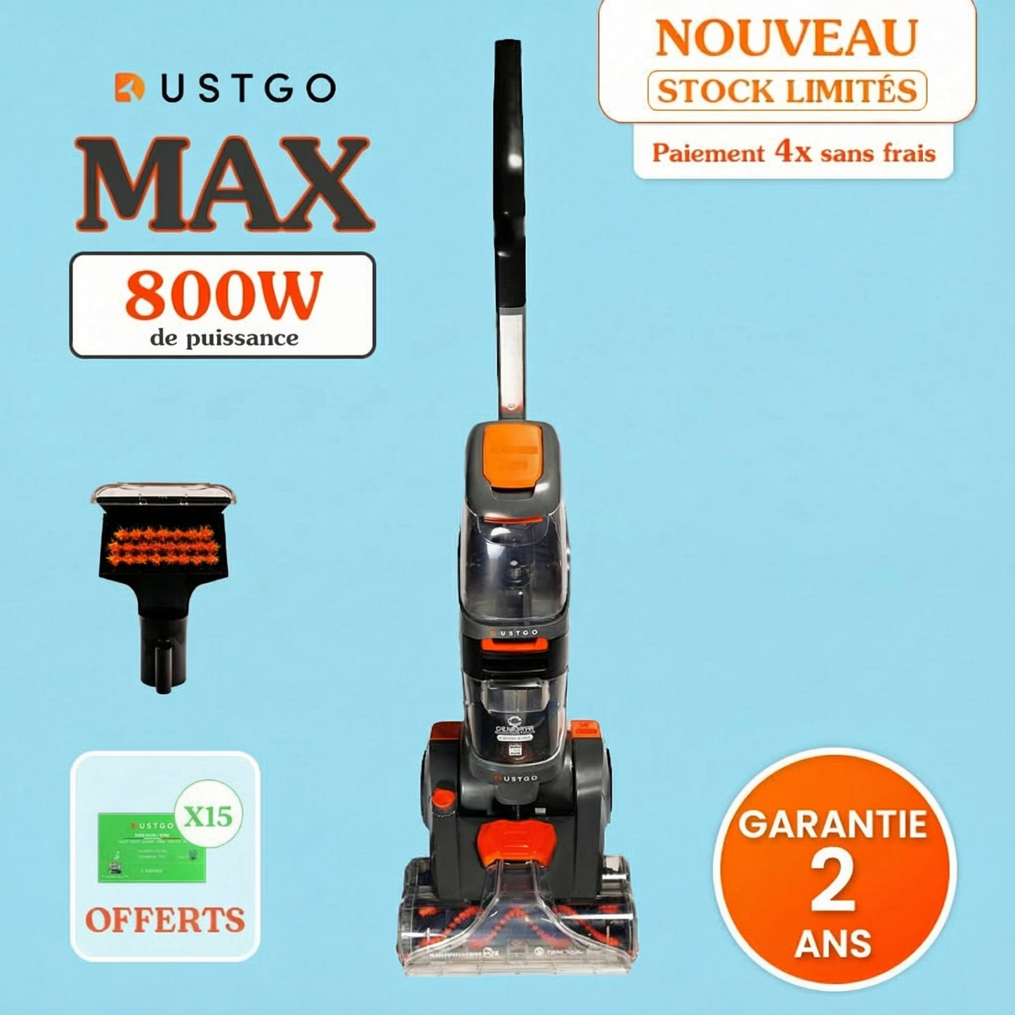DustGo Max + Détergent OFFERT