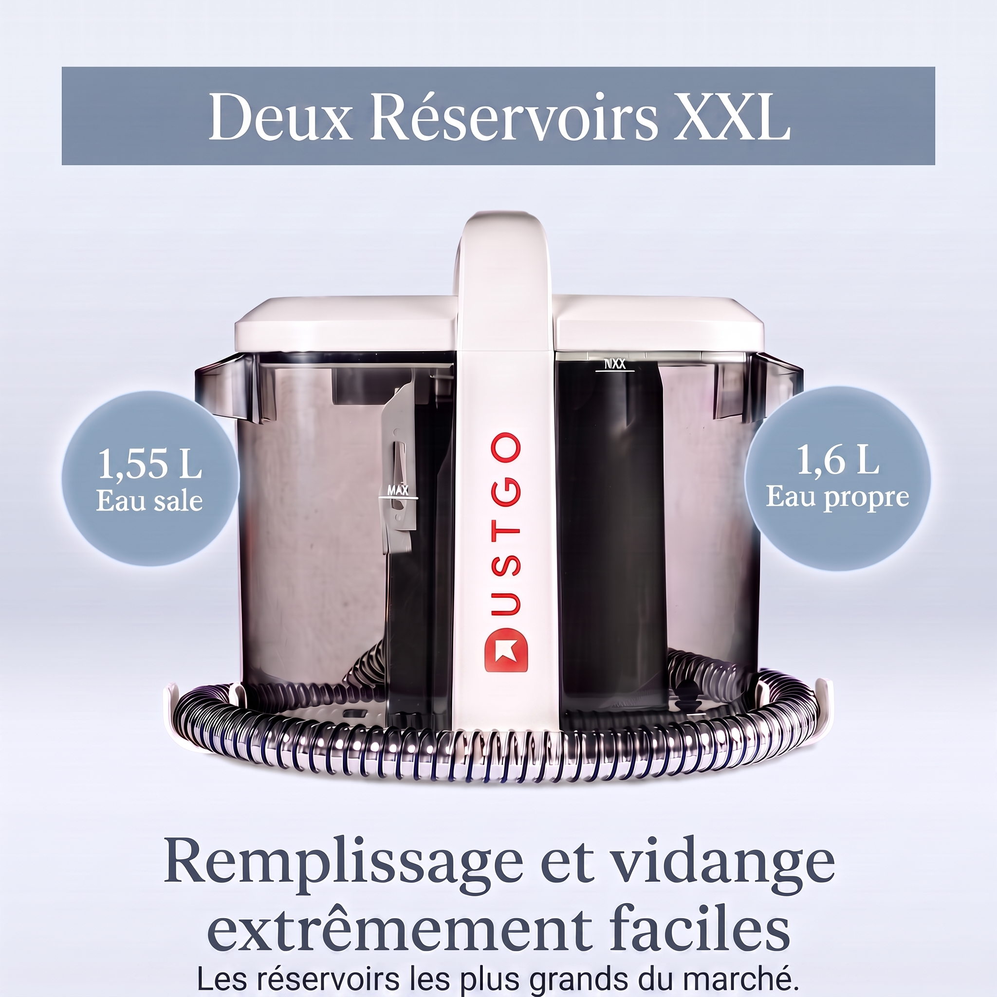 Shampouineuse Dustgo Ultra 2 + Détergents Offerts