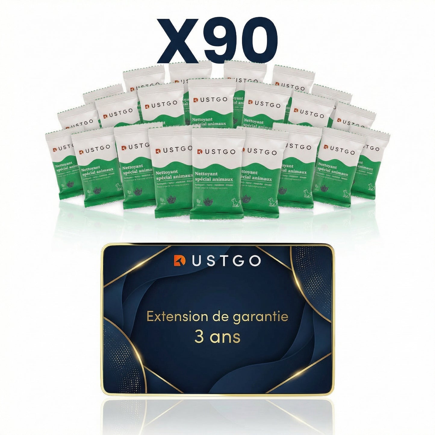 Packs détergent multi-Saveurs (90 Pastilles) + Extension de garantie 3 ans !