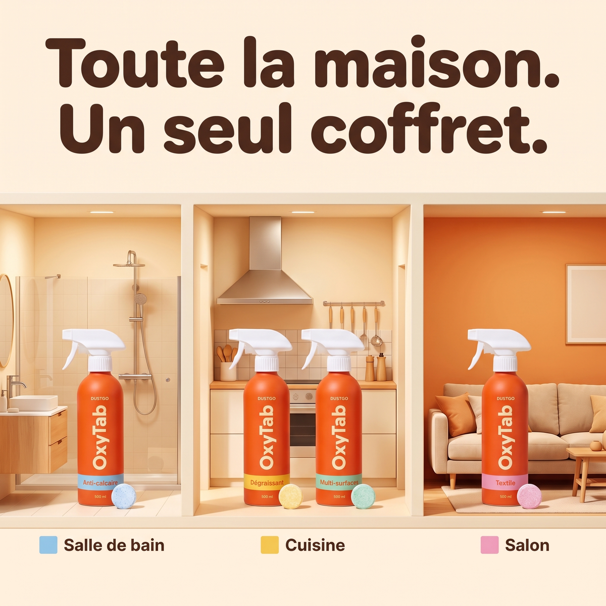 Toute la maison, un seul coffret