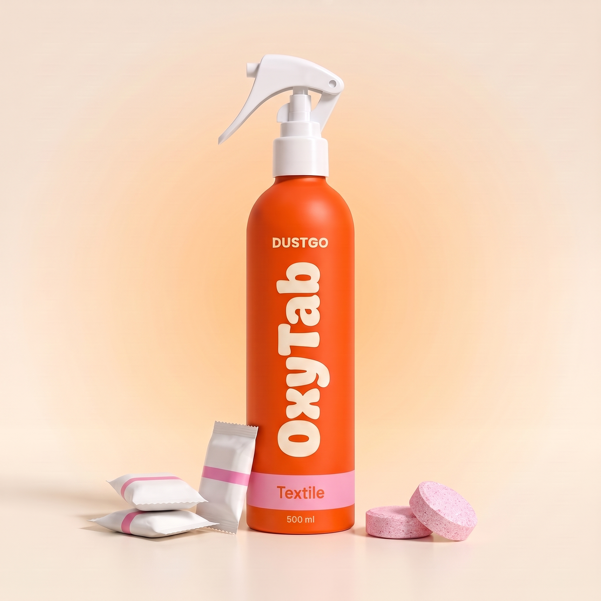 OxyTab Textile : 1 flacon + 3 pastilles