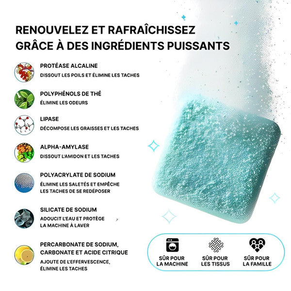 Indiygo – Pastilles Nettoyantes Lave-Linge