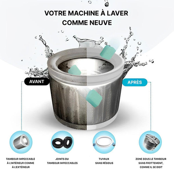 Indiygo – Pastilles Nettoyantes Lave-Linge