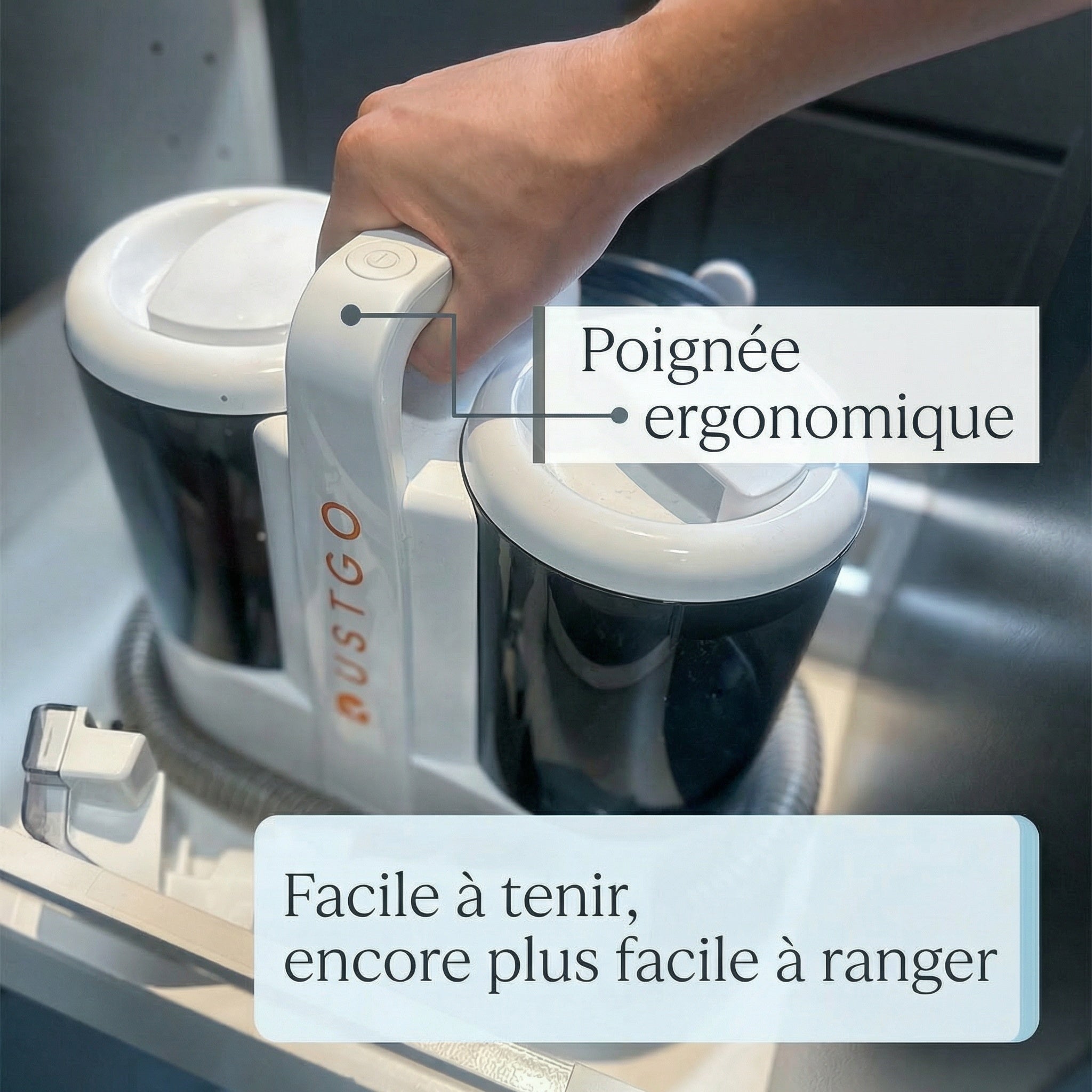 Shampouineuse Dustgo + Détergents Offerts